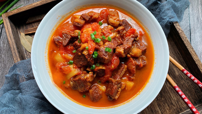 Tomato and Potato Stew with Beef Brisket Recipe